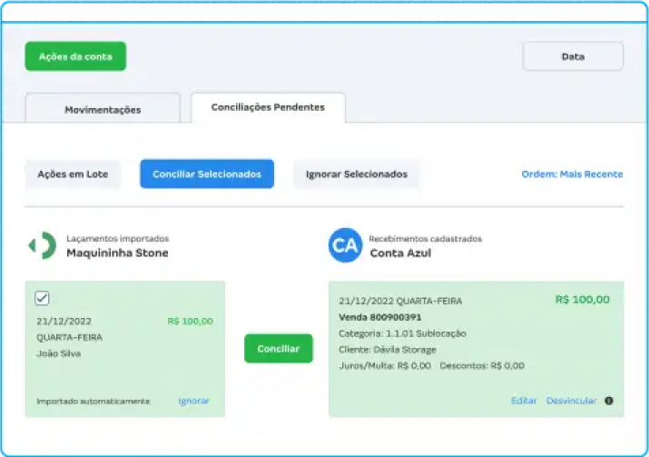 Automatic Bank Reconciliation